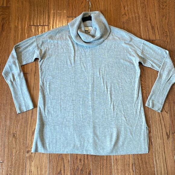 Loft grey cowl neck tunic sweater size small - Picture 7 of 10